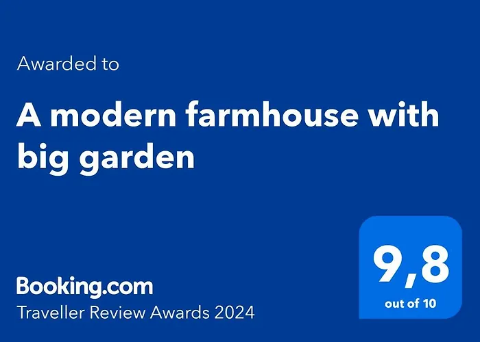 A Modern Farmhouse With Big Garden